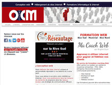Tablet Screenshot of ocm-systeme.com